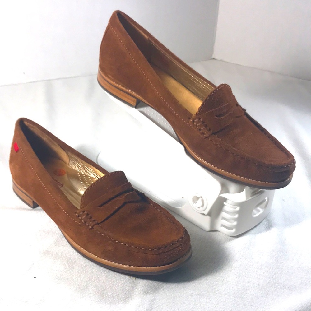 East Village by Marc Joseph New York Women’s Brown Suede Penny Loafer Shoes